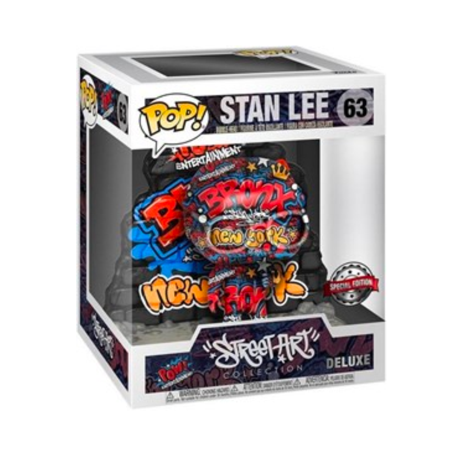Street Art Collection: Marvel - 63 Stan Lee Graffiti Deco Deluxe (Special Edition) 15Cm