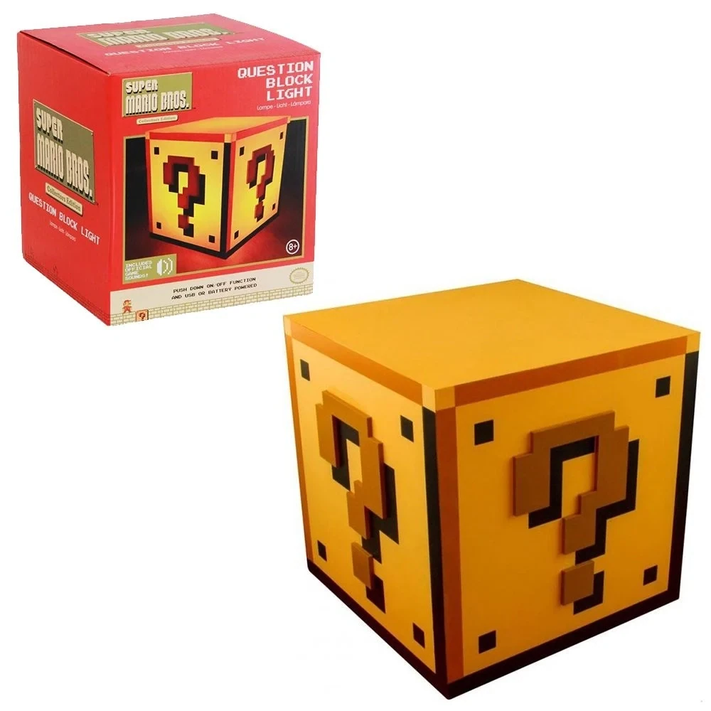 Lampada Super Mario. Question Block