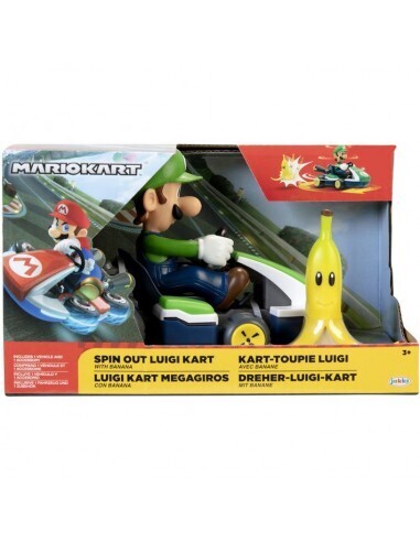 SUPERMARIOKART VEICOLO SPINOUT LUIGI KART