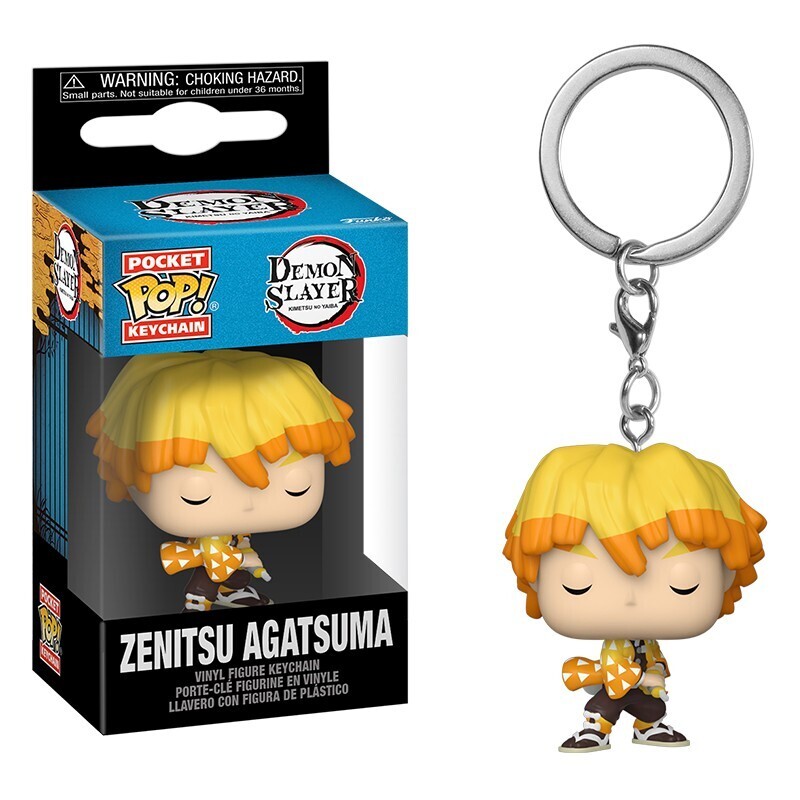 Demon Slayer - Portachiavi Zenitsu Agatsuma 4Cm
