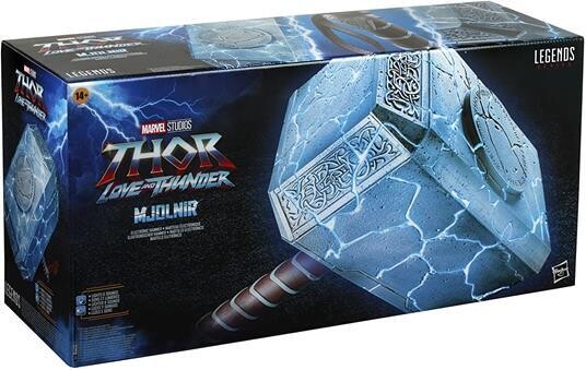 Marvel Legends Series, Mjolnir del Potente Thor, Martello per Roleplay elettronico con luci ed Effetti sonori
