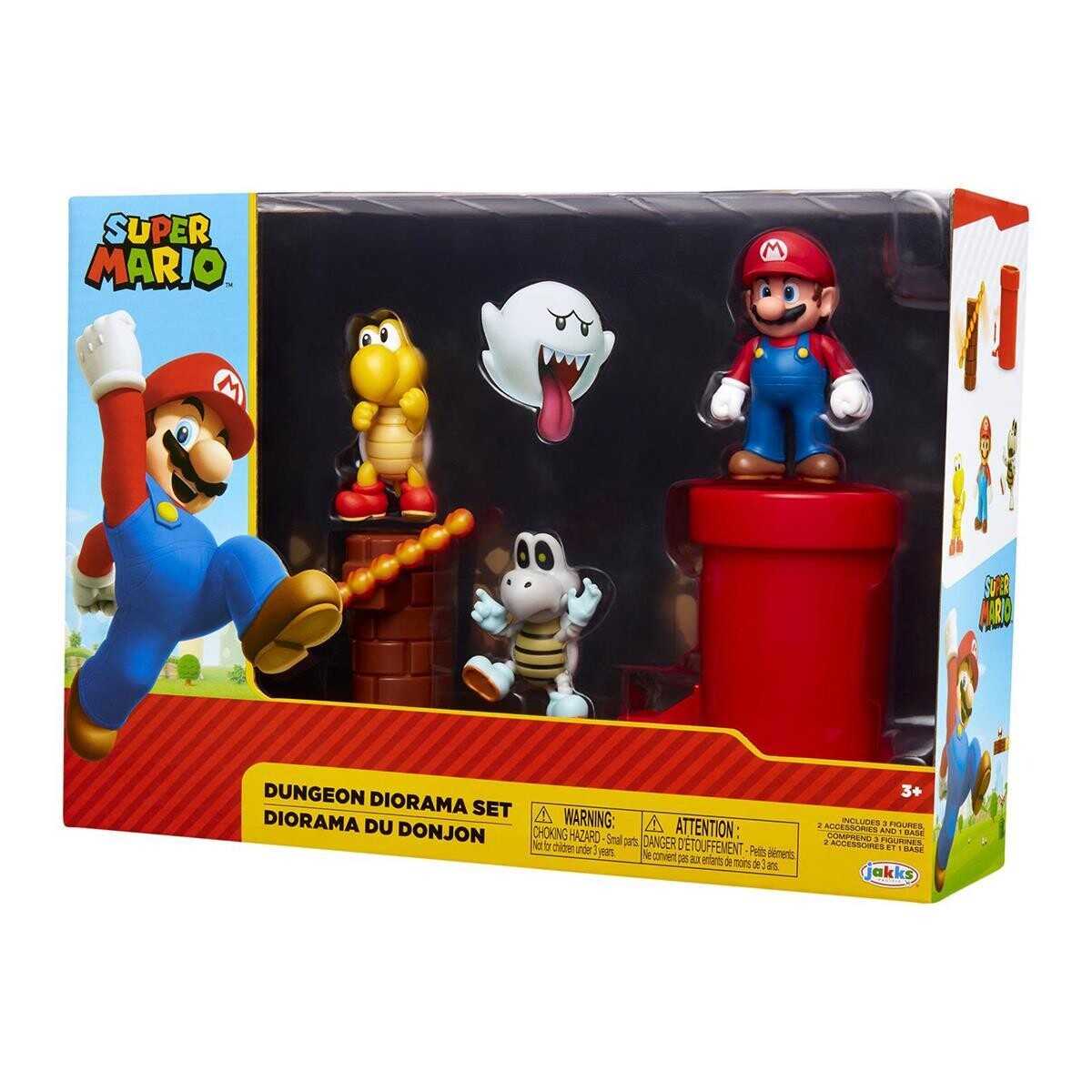 NINTENDO SUPER MARIO  DUNGEON DIORAMA SET