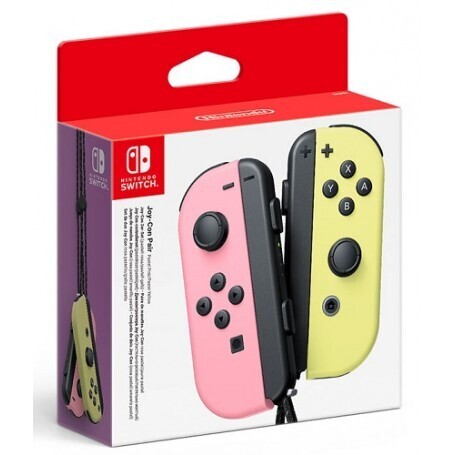 Nintendo Set 2 Joy-Con Rosa Pastello-Giallo Pastello