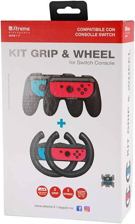 Kit Swtich 2 volanti + 2 joypad grip