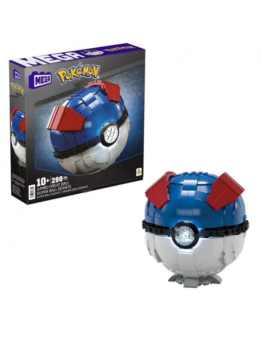 Pokémon Mega Construx Construction Set Jumbo Great Ball 13 cm
