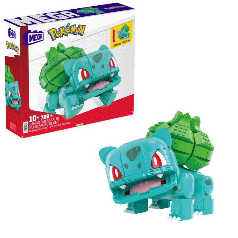 Pokémon Mega Construx Construction Set Jumbo Bulbasaur 17 cm