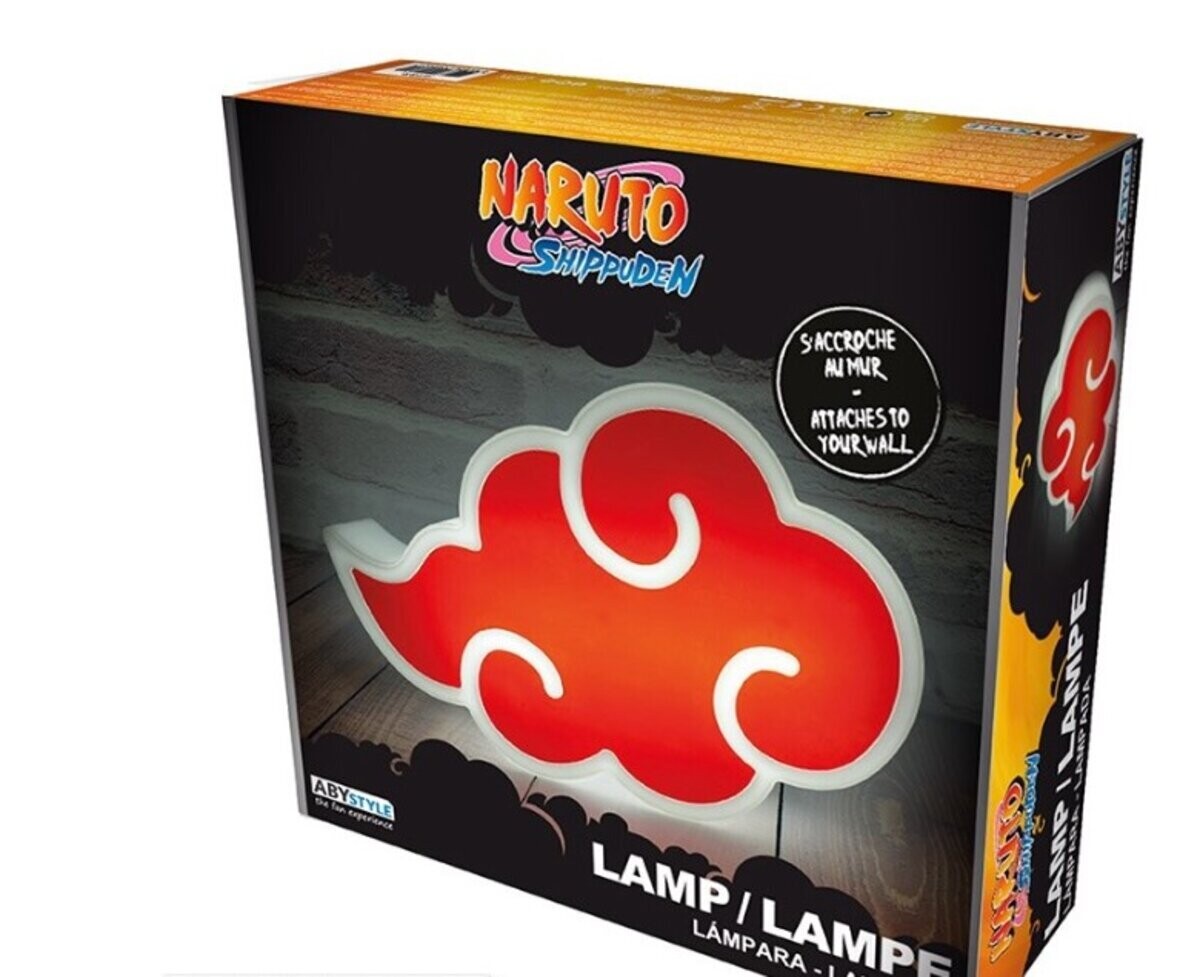 NARUTO SHIPPUDEN lampada 3D: AKATSUKI CLOUD