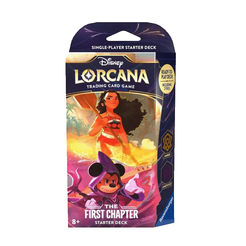 Disney Lorcana Starter Deck Moana And Sorcerer Mickey – ENGLISH
