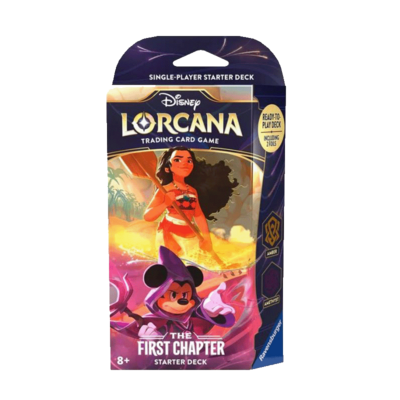 Disney Lorcana Starter Deck Moana And Sorcerer Mickey – ENGLISH