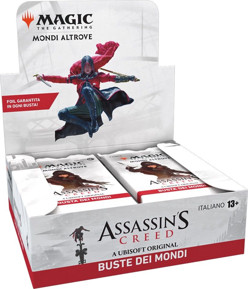 MAGIC: THE GATHERING UNIVERSES BEYOND - ASSASSIN'S CREED BEYOND BOOSTER DISPLAY (24 BUSTE) - ITA