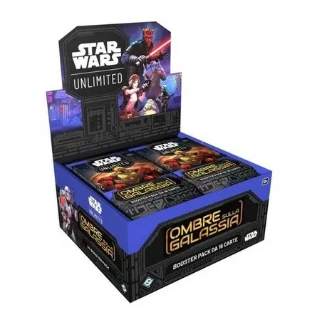 STAR WARS UNLIMITED - OMBRE SULLA GALASSIA: BOOSTER IT -
DISPLAY 24 BUSTE (ITA)
