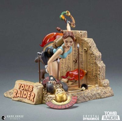 100360 - TOMB RIDER LARA CROFT CLASSIC ERA PVC STATUE 100360 - TOMB RIDER LARA CROFT CLASSIC ERA PVC STATUE
