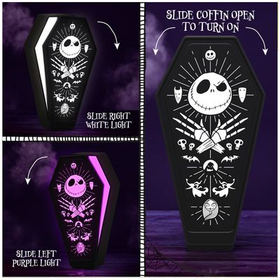 PALADONE NIGHTMARE BEFORE CHRISTMAS COFFIN 3D LIGHT