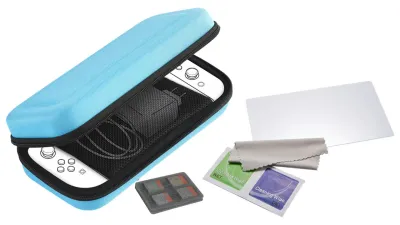 NACON KIT CUSTODIA, VETRO, CASE GIOCHI SWITCH 2, BLU