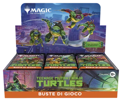 Teenage Mutants Ninja Turtles Box Buste di Gioco ITA Magic the Gathering TMNT (30 Bustine)