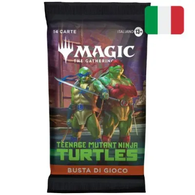 Teenage Mutants Ninja Turtles Singola Busta di Gioco ITA Magic the Gathering TMNT