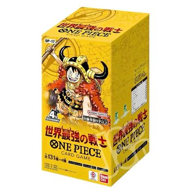 One Piece Card Game OP-17 The World's Strongest Warriors Box Giapponese | Booster Box Originale Bandai