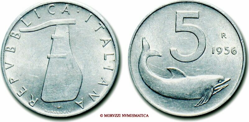 5 LIRE Old currency Italy/1988
