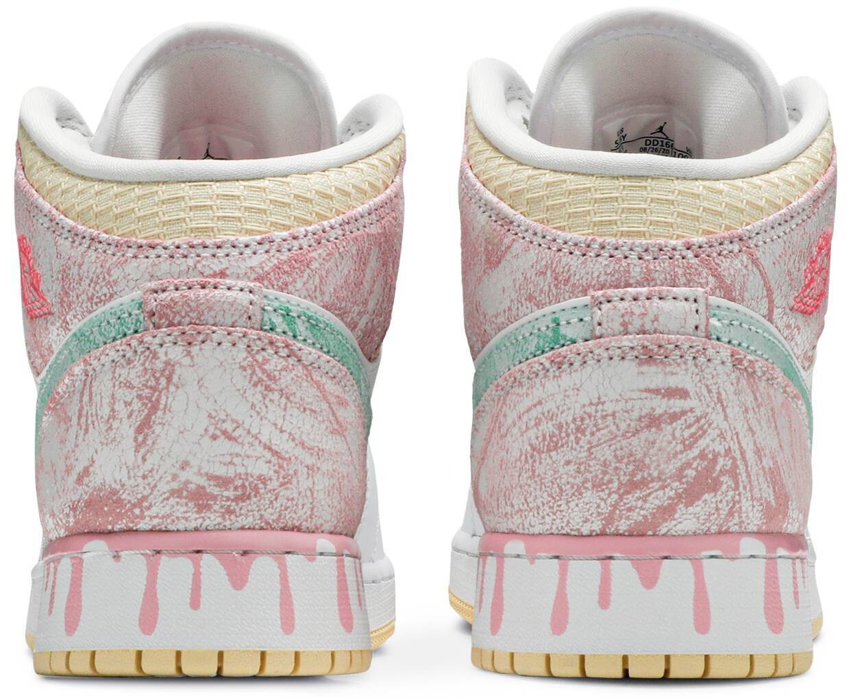 Air Jordan 1 Mid Paint Drip (GS)