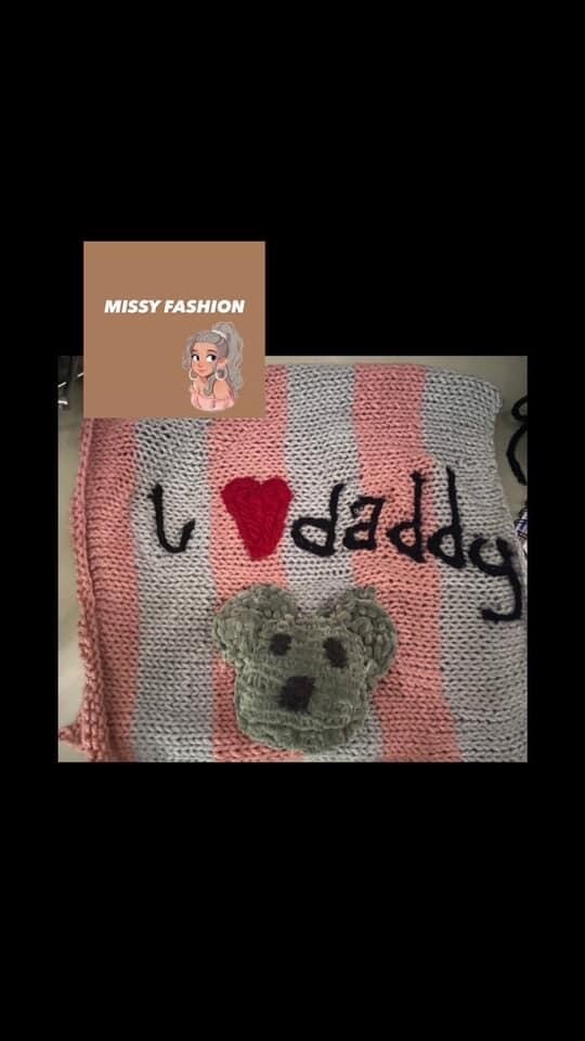 personalised baby blanket