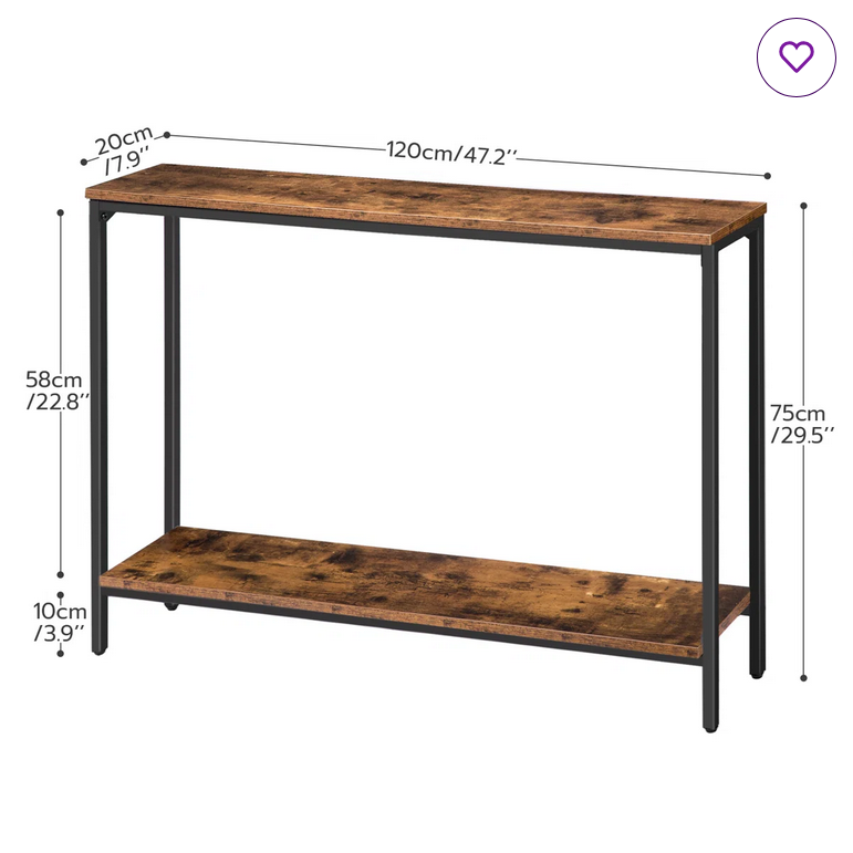 Kearria Console Table with Storage