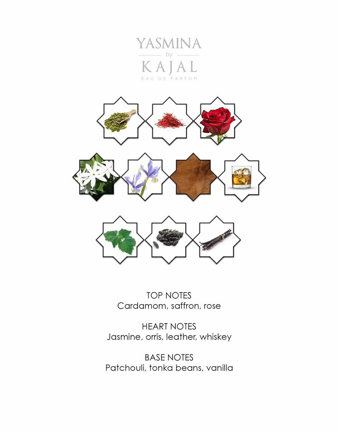 YASMINA - Kajal Perfumes - 100ml EDP / 2ml