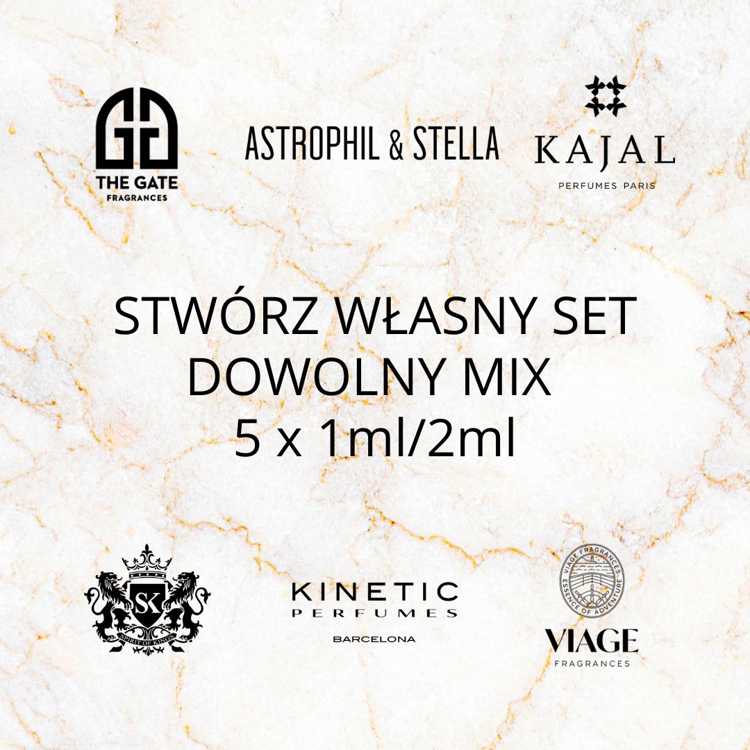 STWÓRZ WŁASNY SET - DOWOLNY MIX 5 x 1ml/2ml