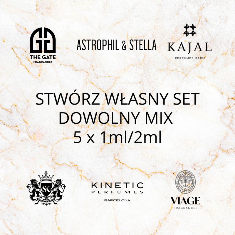 STWÓRZ WŁASNY SET - DOWOLNY MIX 5 x 1ml/2ml