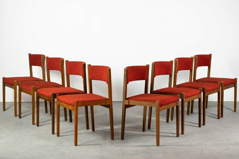 Gianfranco Frattini Set of Eight Chairs 105 Cassina 1950