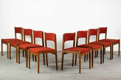 Gianfranco Frattini Set of Eight Chairs 105 Cassina 1950
