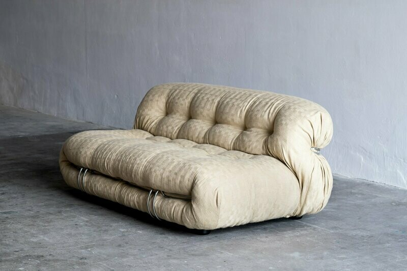 Afra and Tobia Scarpa Sofa Soriana by Cassina 1970s