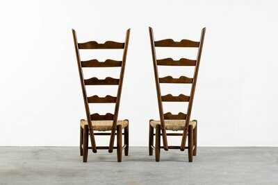 Gio Ponti Two Chimney Chairs 1930