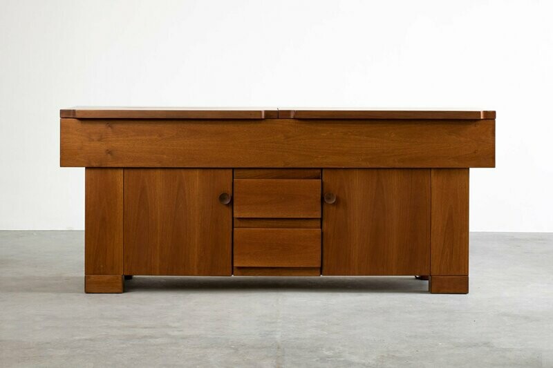 Giovanni Michelucci Torbecchia Sideboard in Walnut Wood by Poltronova 1964