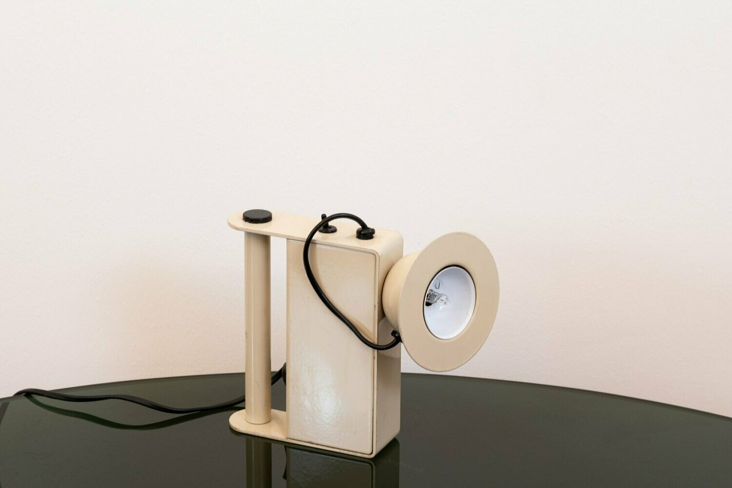 Gae Aulenti and Piero Castiglioni Table Lamp Minibox by Stilnovo 1980