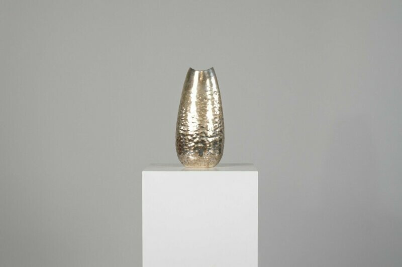 Luigi Genazzi Silver Vase Calderoni Gioielli XXth-Century