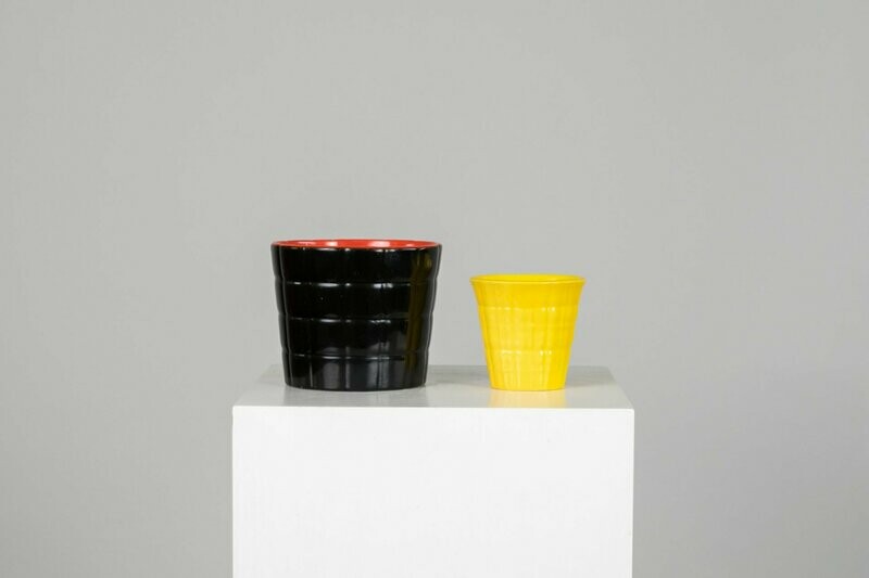 Gio Ponti Set of Two Ceramic Vases 1930 Ginori