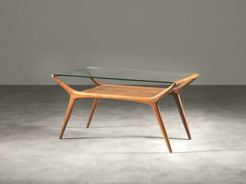 Ico Parisi Coffee Table Italian Manufacture 1950s