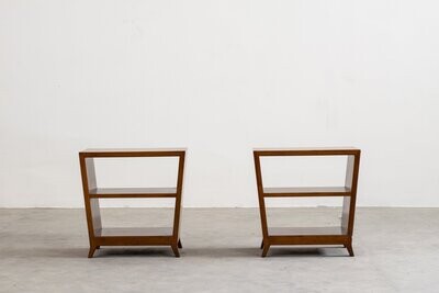 Gio Ponti Two Side Tables by Schirolli 1950s