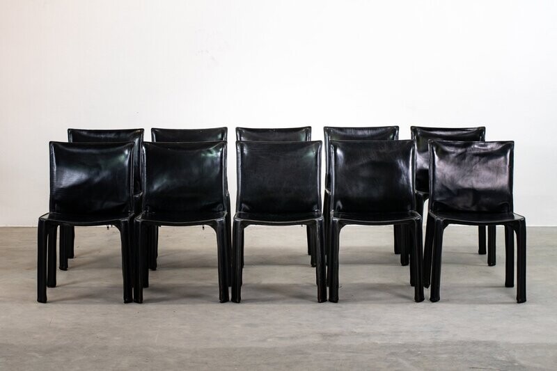 Mario Bellini Ten Chairs CAB 412 Cassina 1970