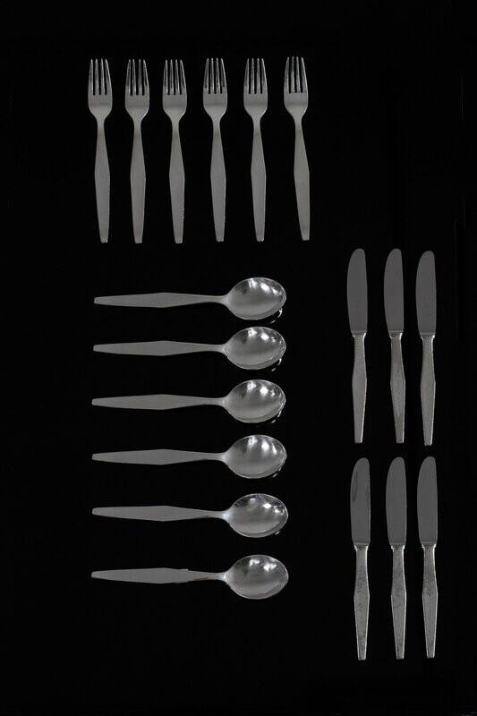 Gio Ponti Cutlery Set of 6 Krupp 1950