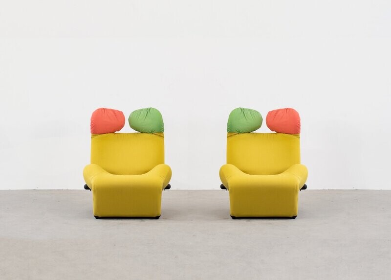 Toshiyuki Kita Wink Armchairs by Cassina 1980s