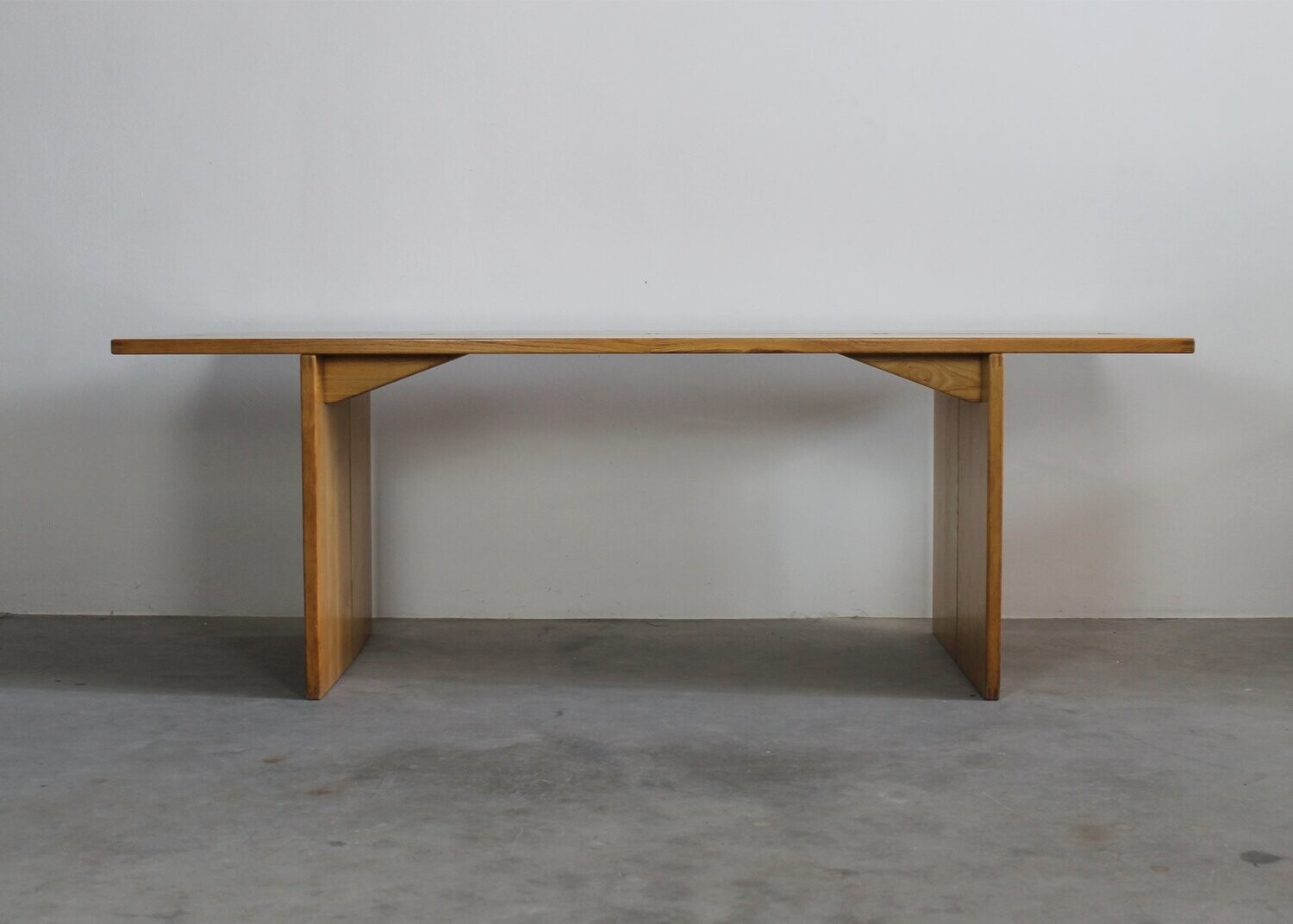 Piero De Martini La Barca Rectangular Folding Table in Wood by Cassina 1975