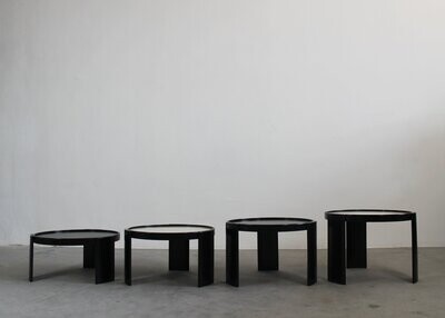 Gianfranco Frattini Set of Four 780/783 Stacking Low Tables by Cassina 1960s