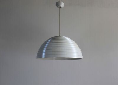 Step Ceiling Lamp in White Lacquered Metal by Martinelli Luce 1977