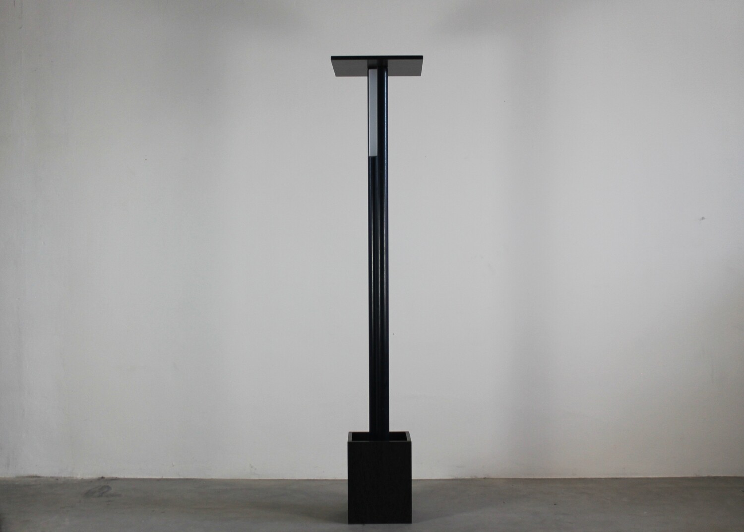 Sandro Bagnoli Floor Lamp De Luz in Wood Ultramobile Collection by Gavina 1970s