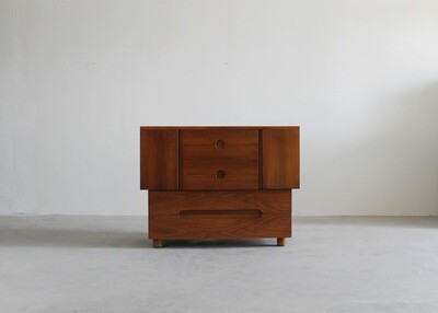 Giovanni Michelucci Serena Chest of Drawers in Walnut by Poltronova 1955 Italy