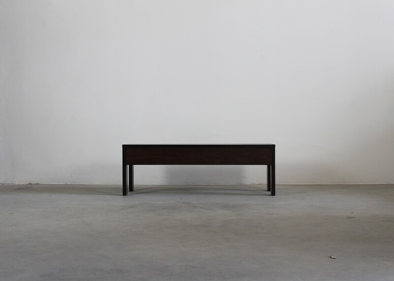 Ettore Sottsass Rosewood Coffee Table by Poltronova 1960