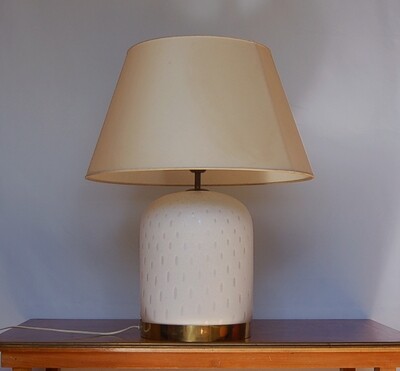 Tommaso Barbi Table Lamp in Murano Glass Italian Manufacture 1970s