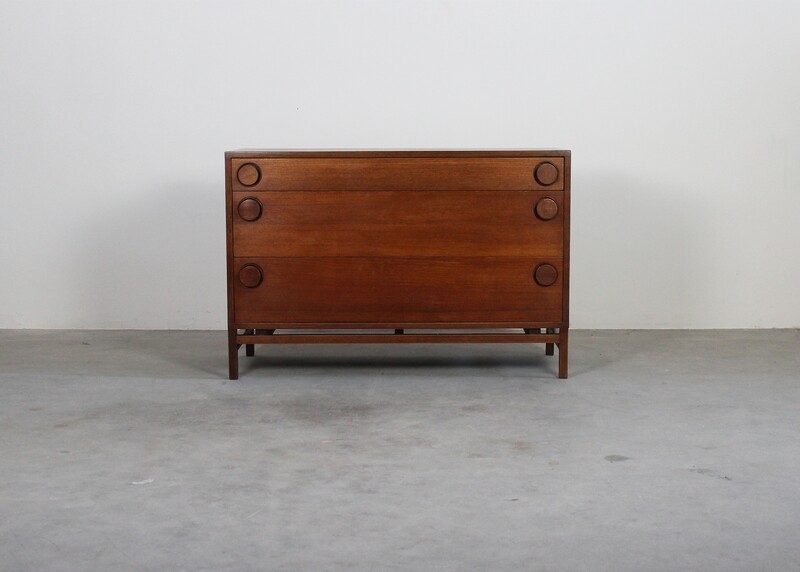 Mid-Century Modern Chest of Drawers in Wood Italian Manufacture 1960s