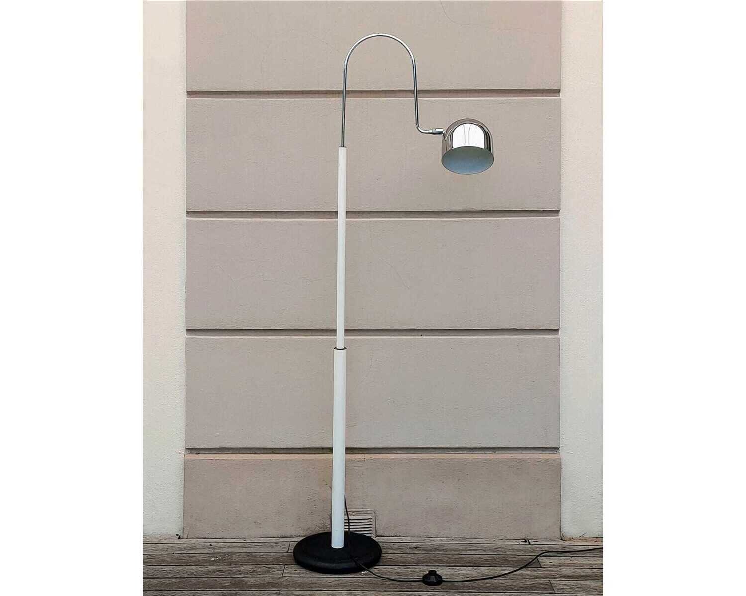 Danilo & Corrado Aroldi Bridge Floor Lamp in Metal by Stilnovo 1970s